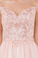 Cut-Away Shoulder Sweetheart Mesh Short Dress-4