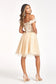 Sweethearted Glitter Mesh Homecoming Dress w/ Corset Back-5