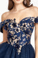 Sweethearted Glitter Mesh Homecoming Dress w/ Corset Back-10