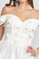 Sweethearted Glitter Mesh Homecoming Dress w/ Corset Back-14