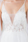 Sheer Bodice V-Neck Glitter Mesh Homecoming Dress-24