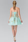 Sweethearted A-line Tulle Short Dress with Corset Back-5