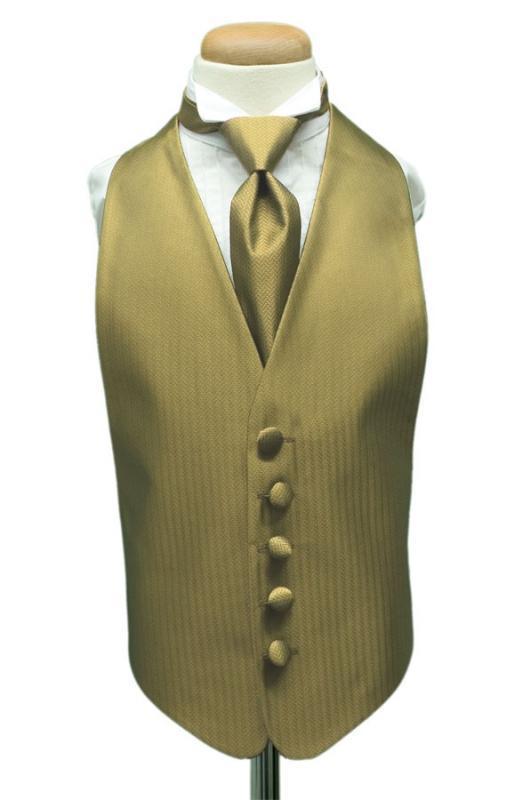 Herringbone Kids Tuxedo Vest-31