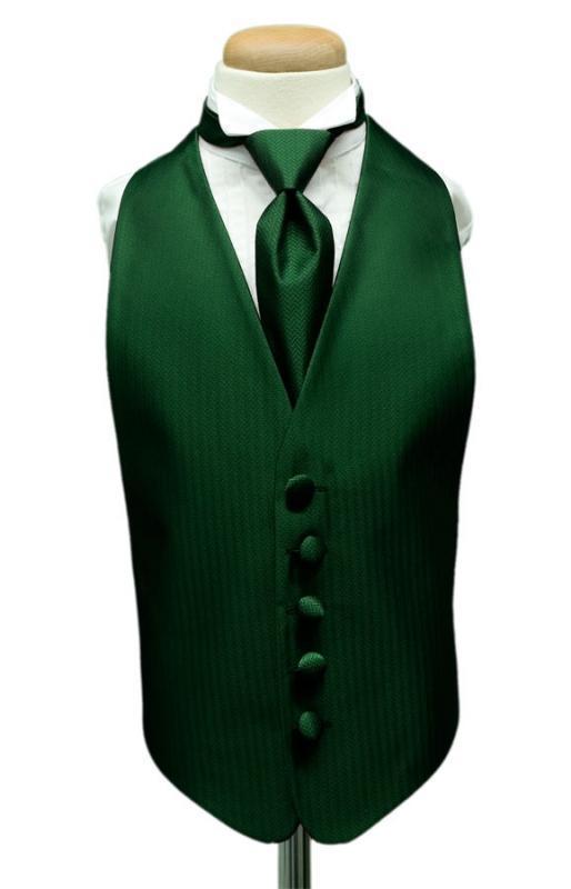 Herringbone Kids Tuxedo Vest-29