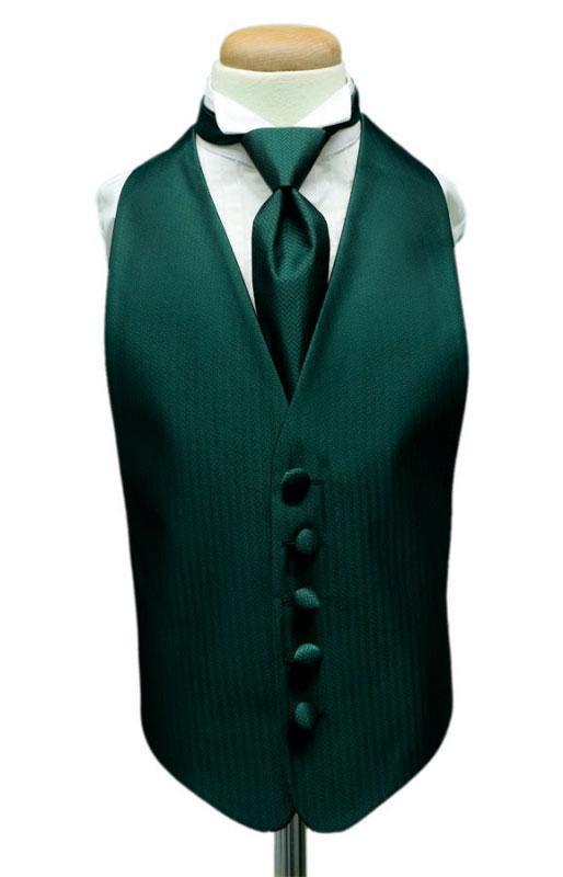 Herringbone Kids Tuxedo Vest-27
