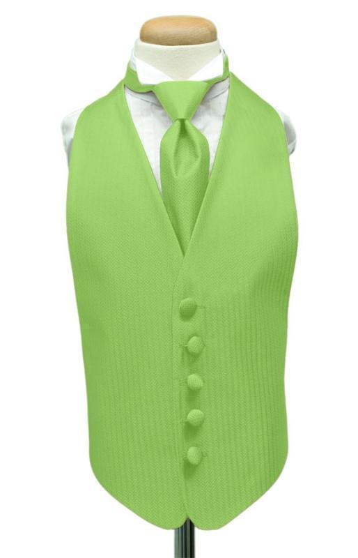 Herringbone Kids Tuxedo Vest-26
