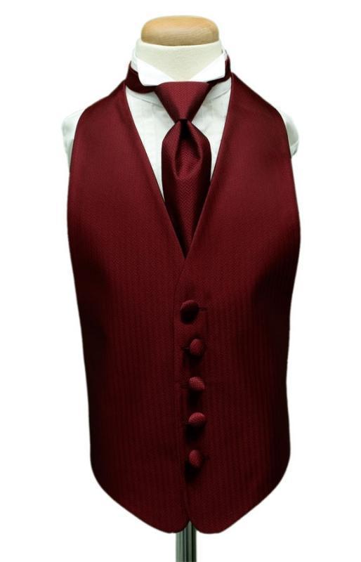 Herringbone Kids Tuxedo Vest-23
