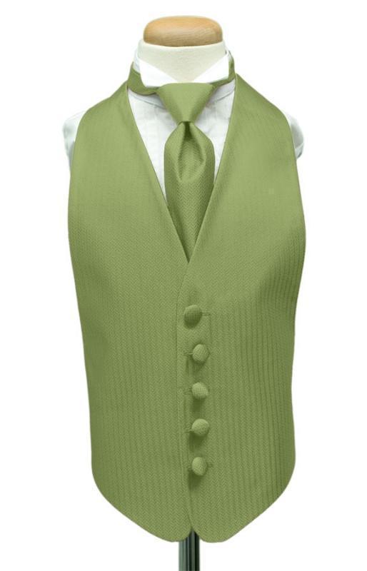 Herringbone Kids Tuxedo Vest-22