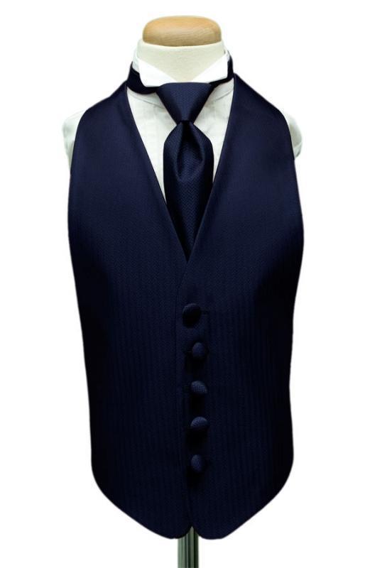 Herringbone Kids Tuxedo Vest-20