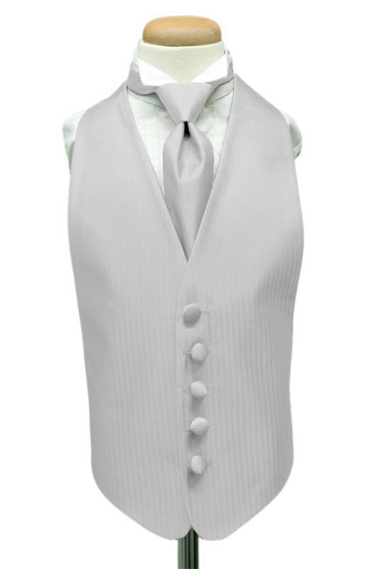 Herringbone Kids Tuxedo Vest-14