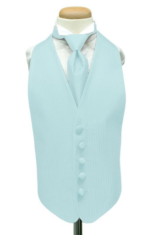 Herringbone Kids Tuxedo Vest-12
