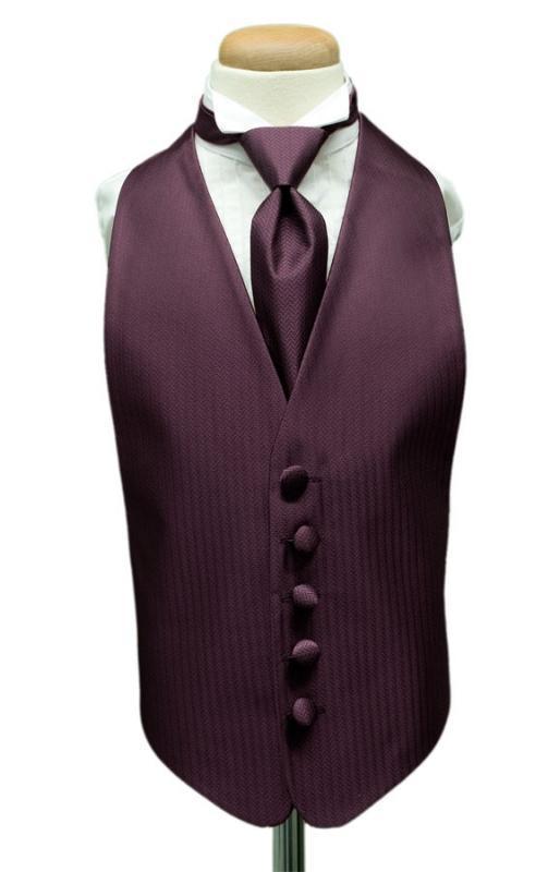 Herringbone Kids Tuxedo Vest-11