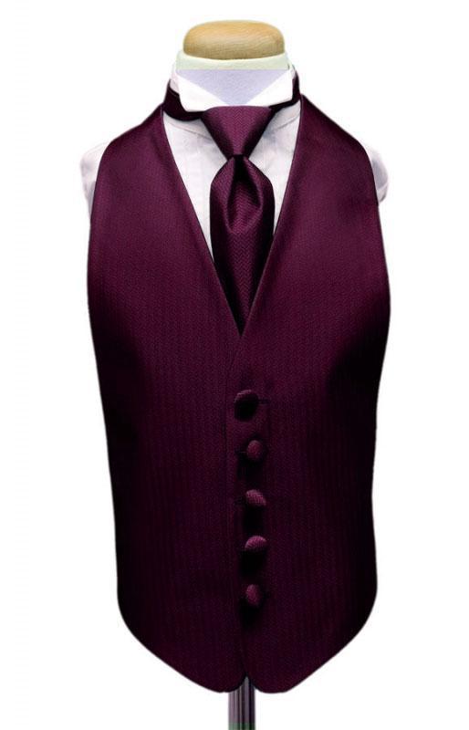 Herringbone Kids Tuxedo Vest-7