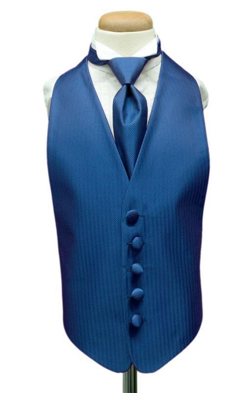 Herringbone Kids Tuxedo Vest-6