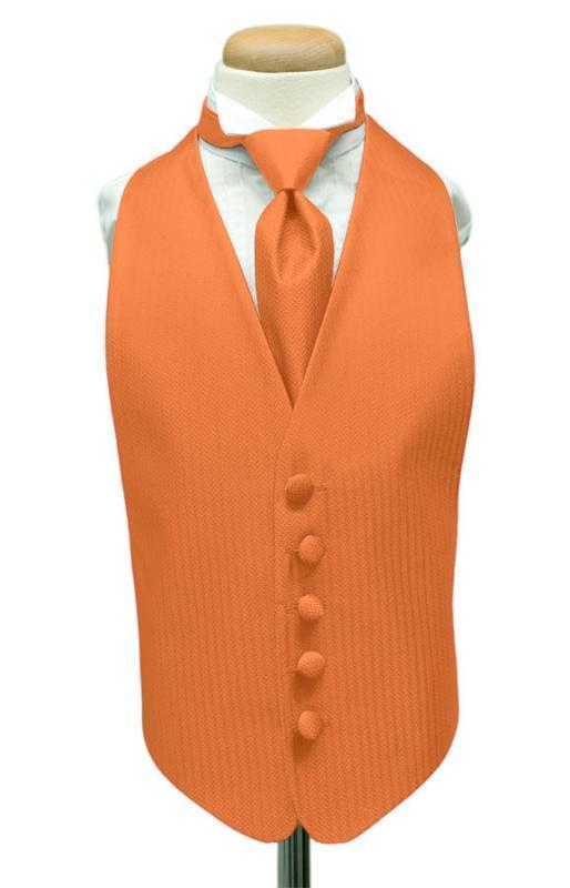 Herringbone Kids Tuxedo Vest-3