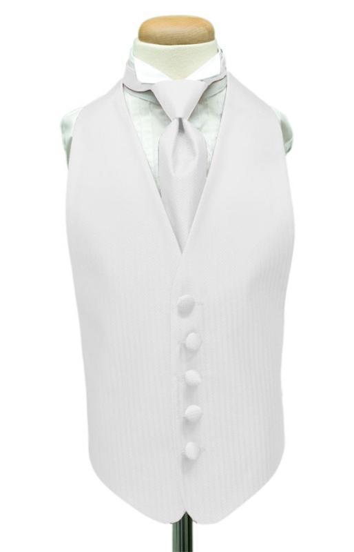 Herringbone Kids Tuxedo Vest-0