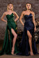 Stetch Satin Fitted Dress-2