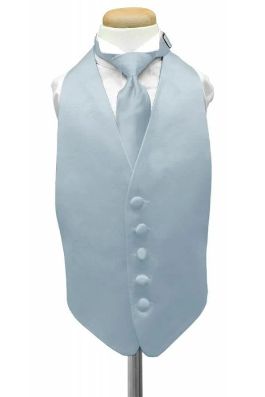 Luxury Satin Kids Tuxedo Vest 2-0
