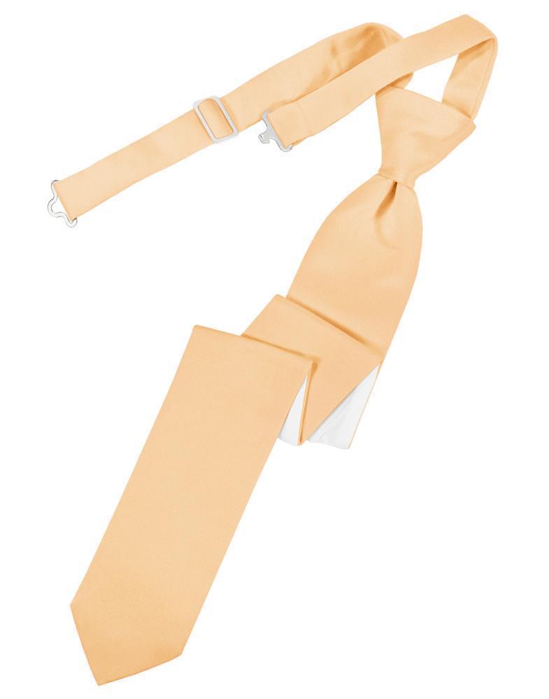 Luxury Satin Skinny Necktie Pre-Tied-3
