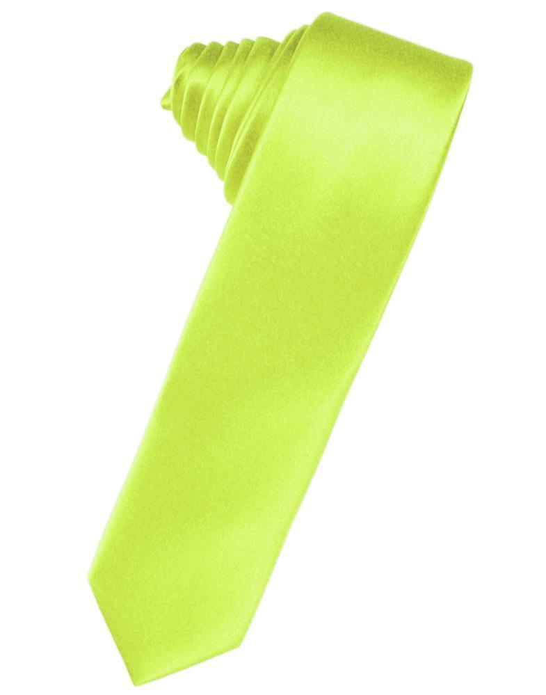 Luxury Satin Skinny Necktie Pre-Tied-35