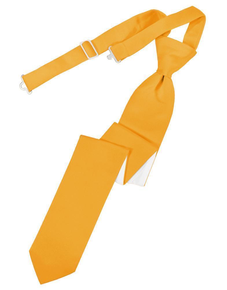 Luxury Satin Skinny Necktie Pre-Tied-63