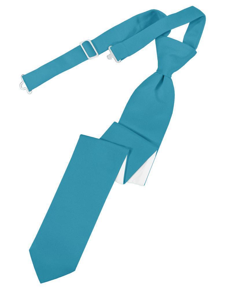 Luxury Satin Skinny Necktie Pre-Tied-65
