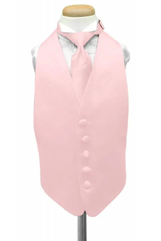 Luxury Satin Kids Tuxedo Vest 2-13