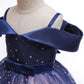 Baby Girl Frozen Elsa Princess Dress Birthday Tutu Formal Western Style Dress-9