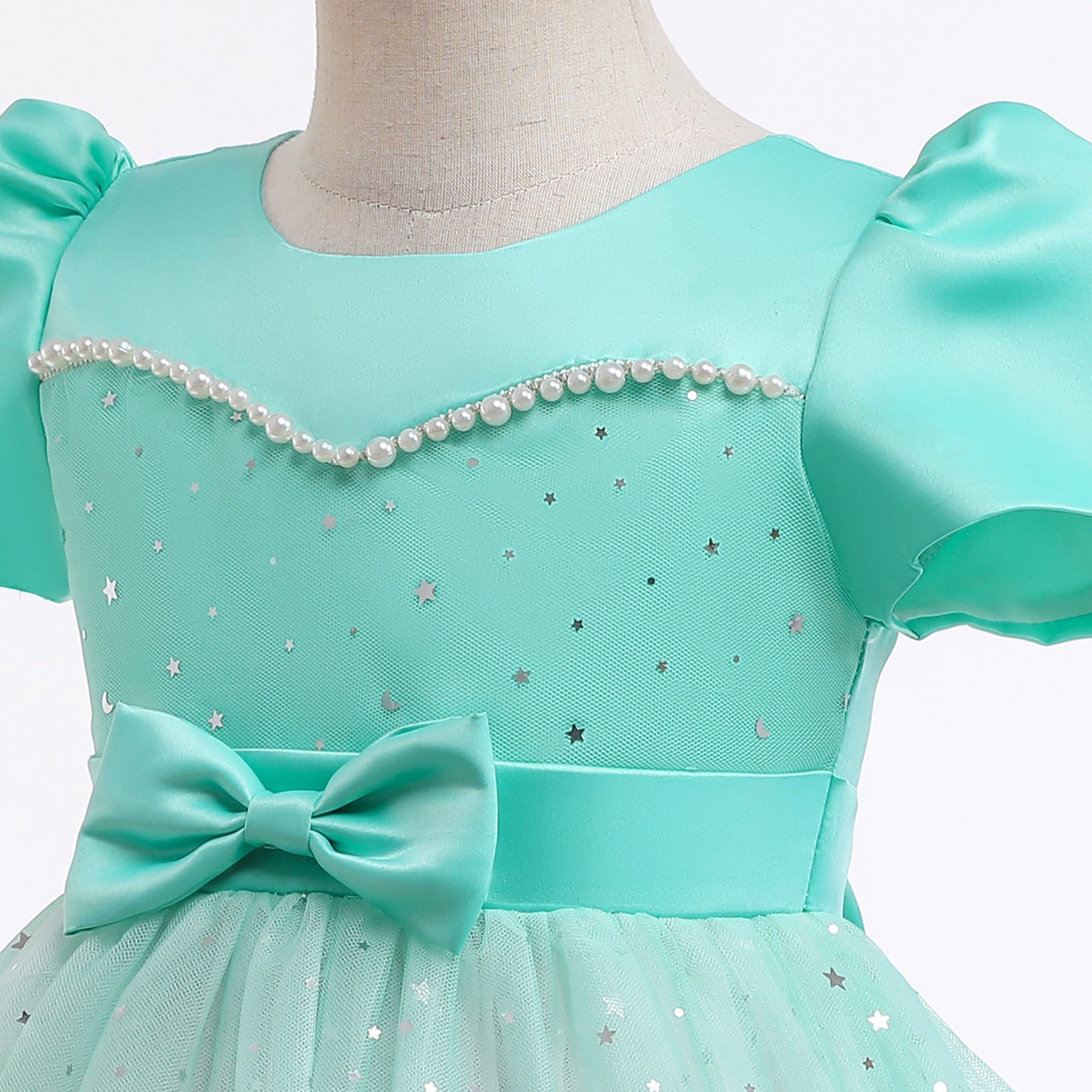 Baby Girl Frozen Elsa Princess Dress Birthday Tutu Formal Western Style Dress-15