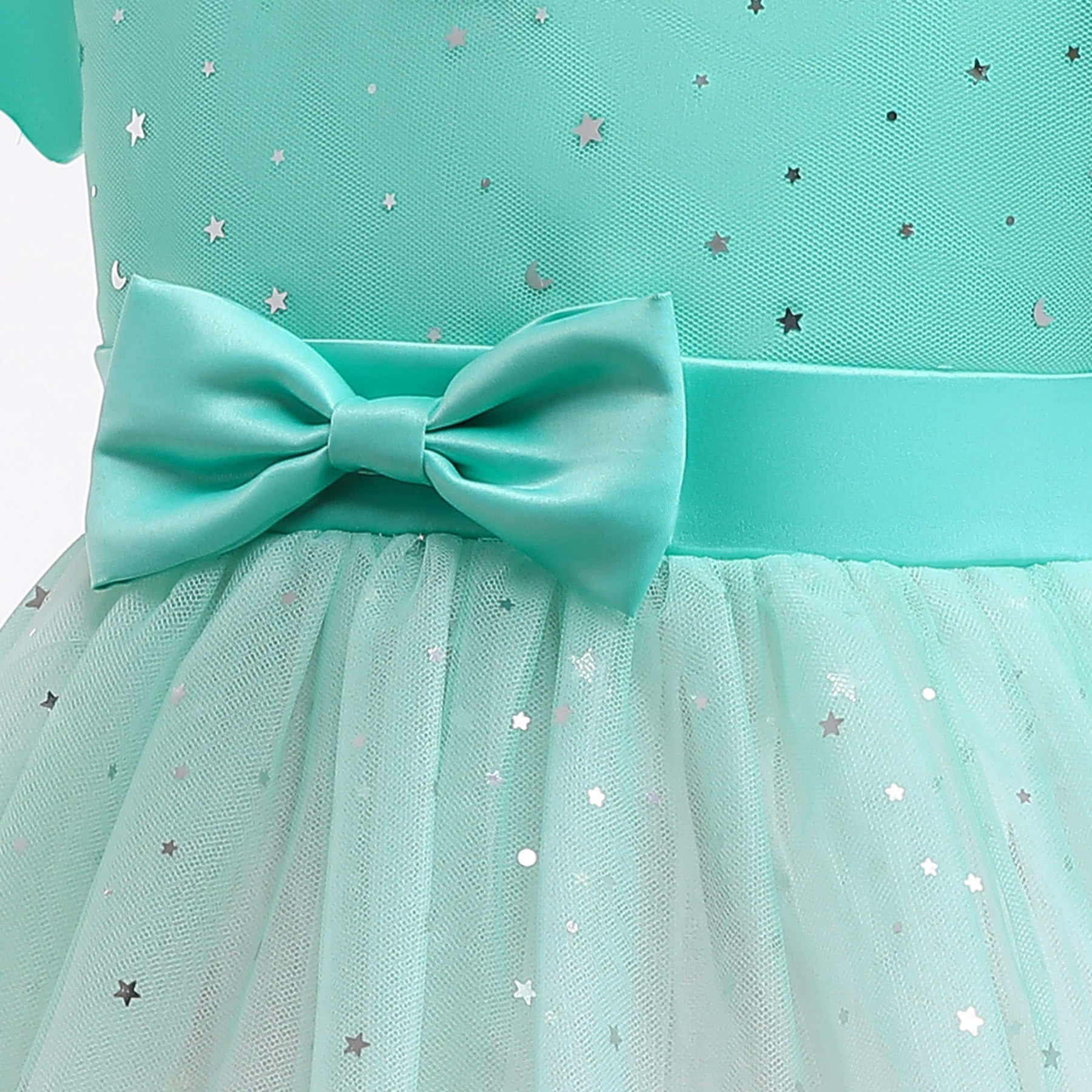 Baby Girl Frozen Elsa Princess Dress Birthday Tutu Formal Western Style Dress-17