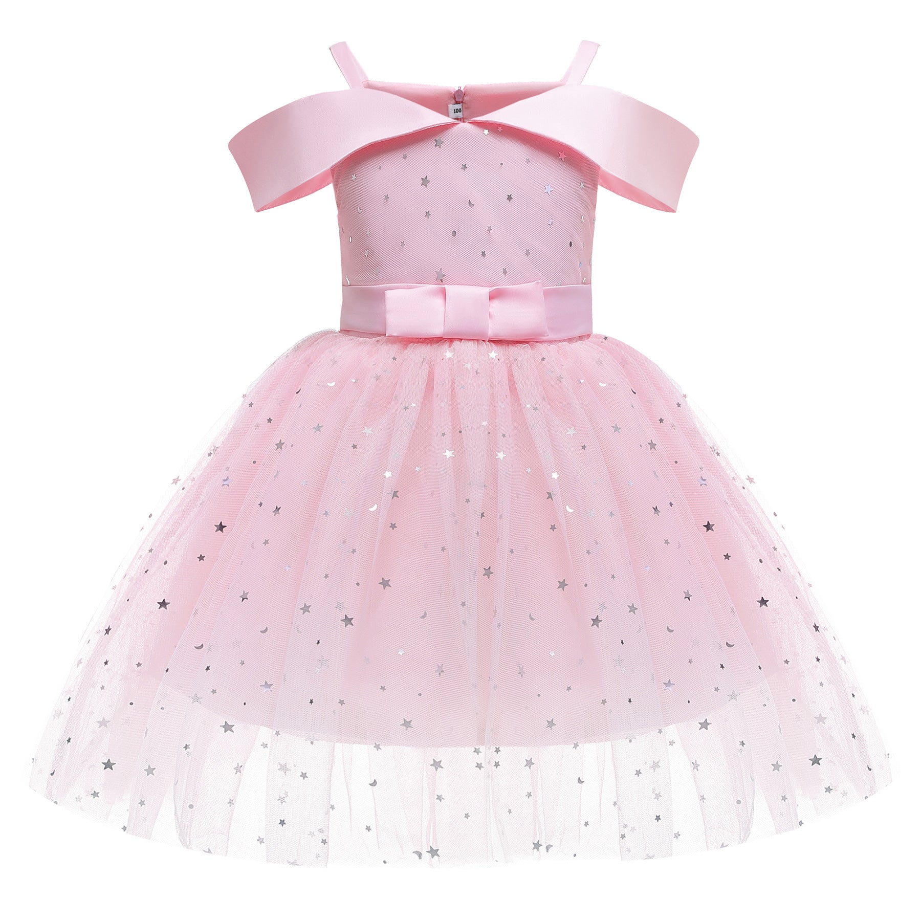 Baby Girl Frozen Elsa Princess Dress Birthday Tutu Formal Western Style Dress-0