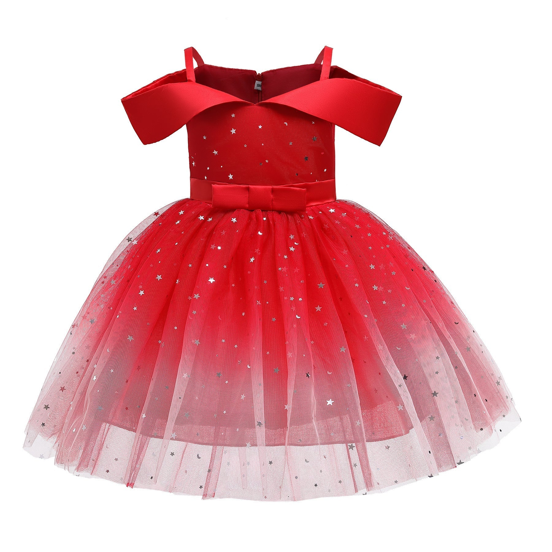 Baby Girl Frozen Elsa Princess Dress Birthday Tutu Formal Western Style Dress-1
