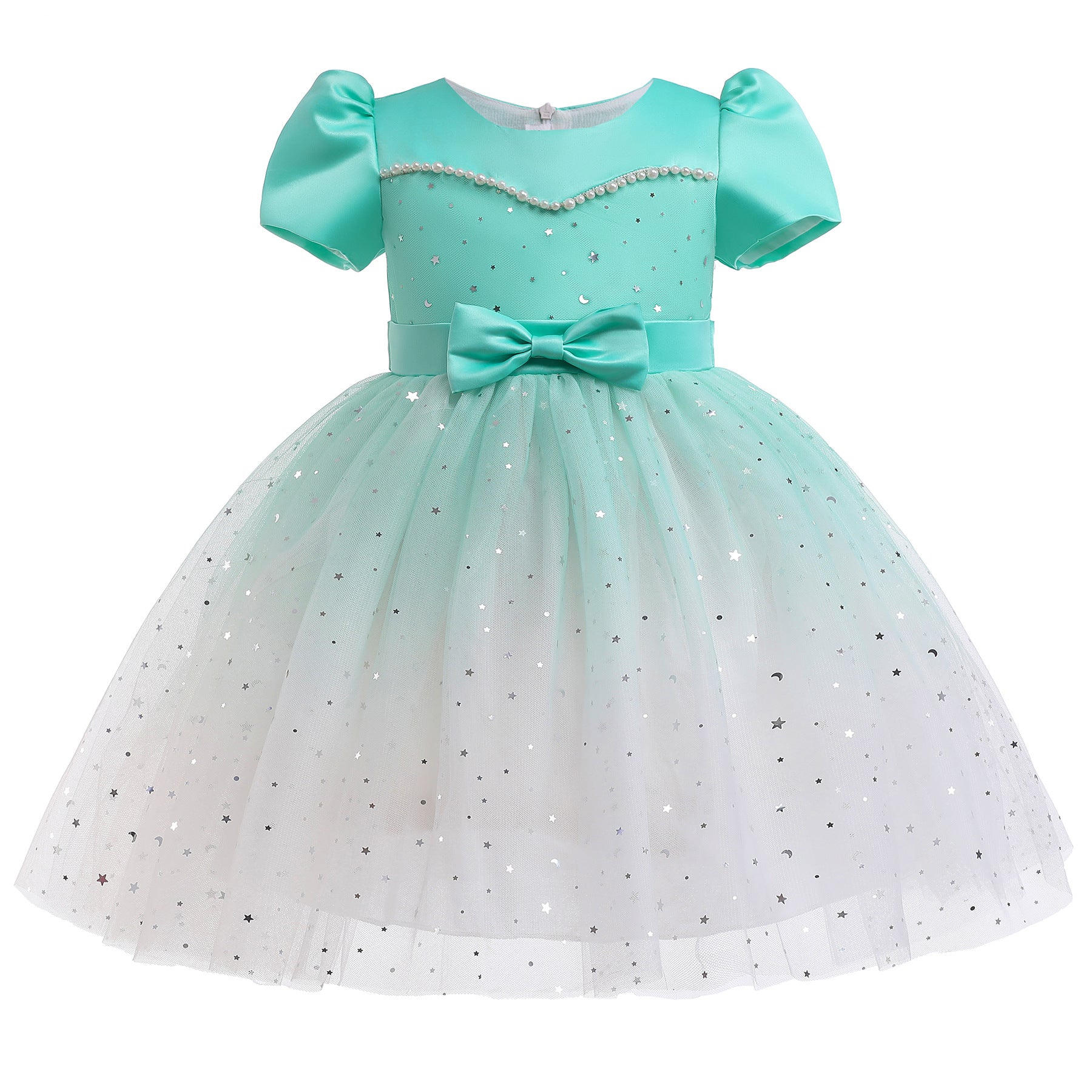 Baby Girl Frozen Elsa Princess Dress Birthday Tutu Formal Western Style Dress-3