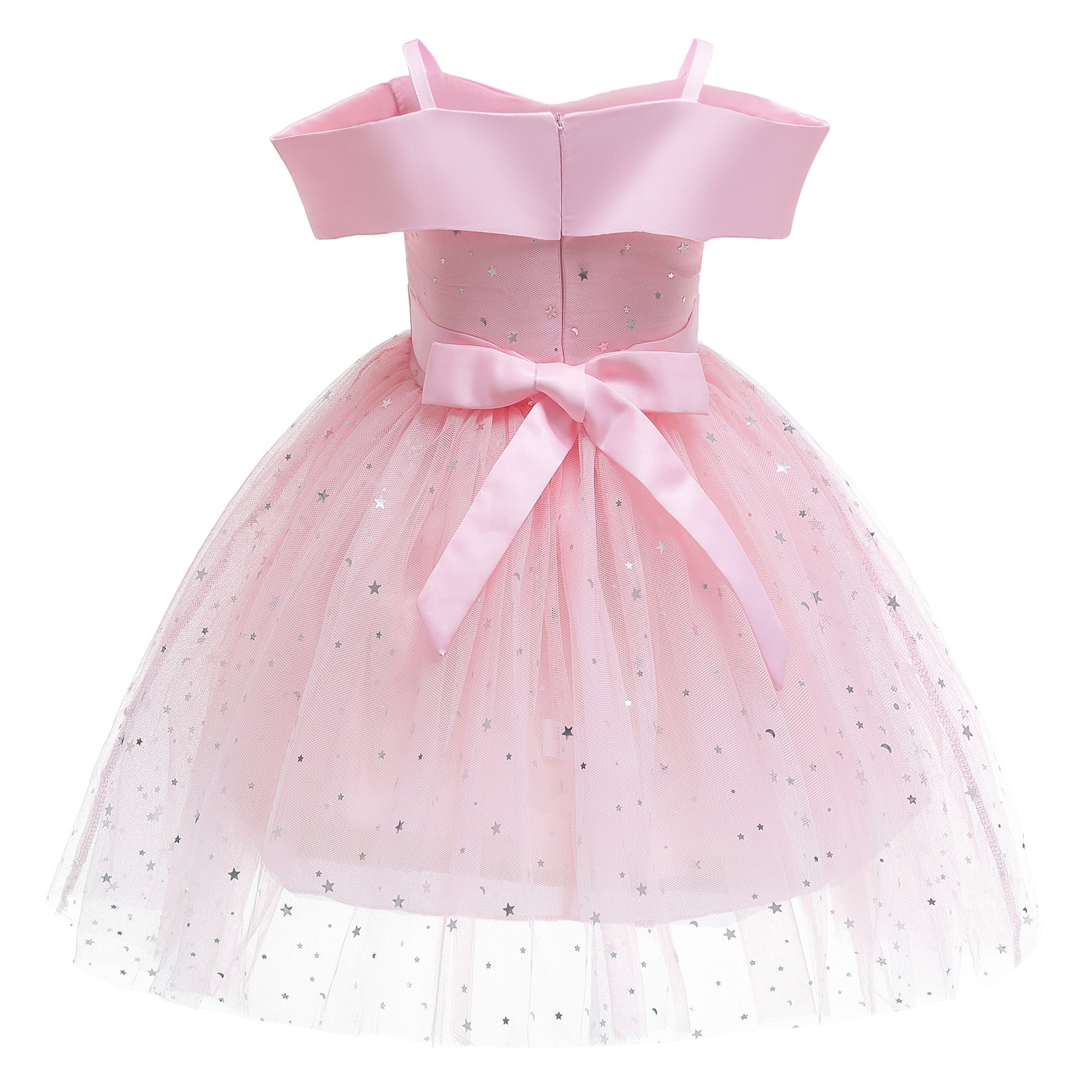 Baby Girl Frozen Elsa Princess Dress Birthday Tutu Formal Western Style Dress-5