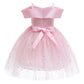 Baby Girl Frozen Elsa Princess Dress Birthday Tutu Formal Western Style Dress-5