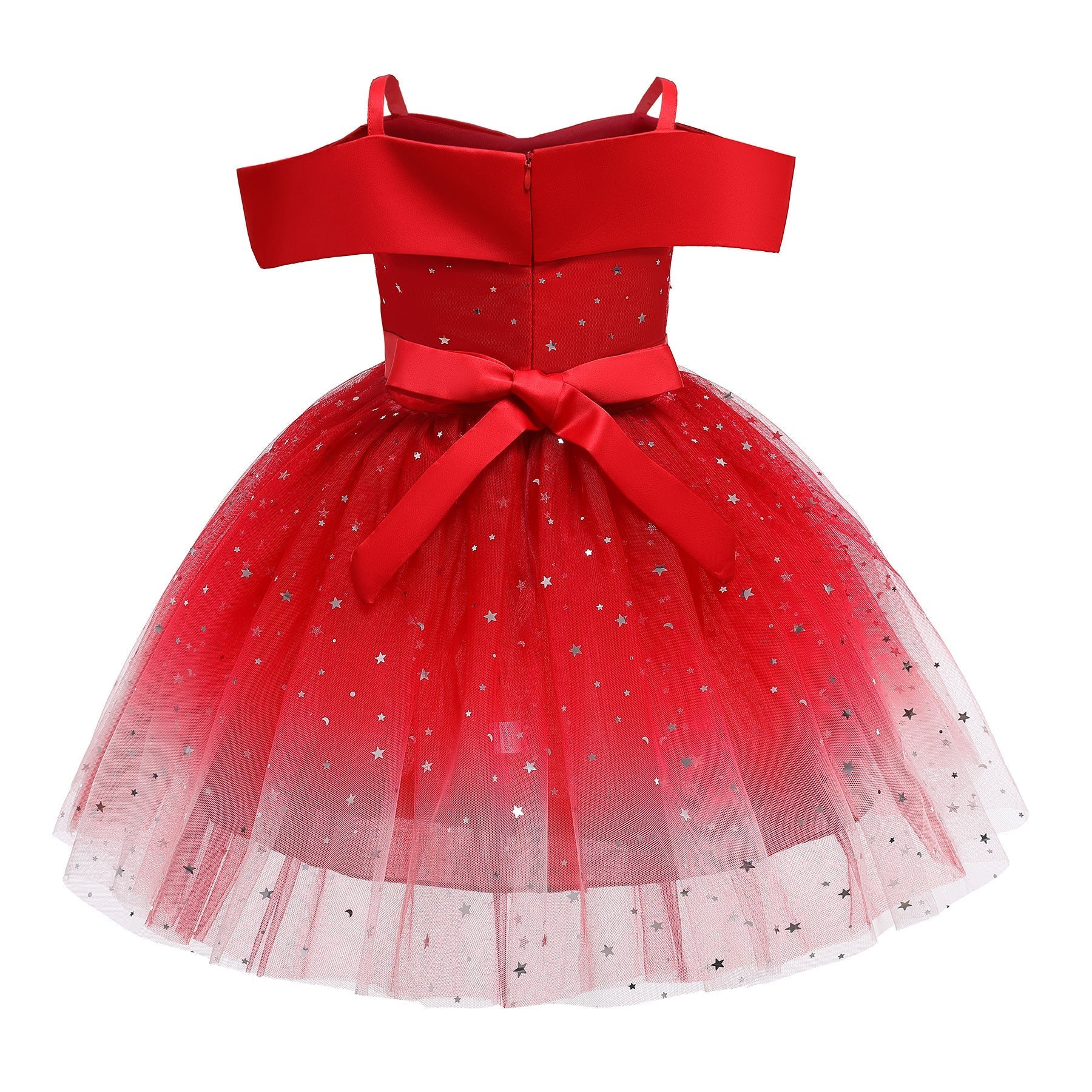 Baby Girl Frozen Elsa Princess Dress Birthday Tutu Formal Western Style Dress-6