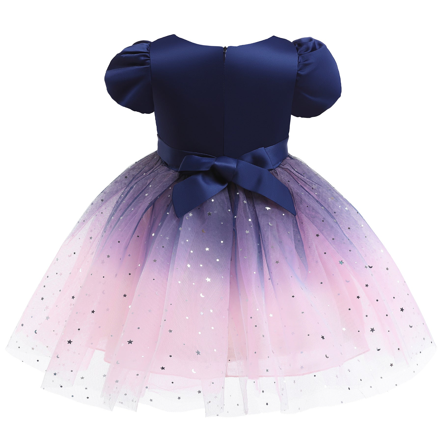Baby Girl Frozen Elsa Princess Dress Birthday Tutu Formal Western Style Dress-7