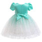 Baby Girl Frozen Elsa Princess Dress Birthday Tutu Formal Western Style Dress-8