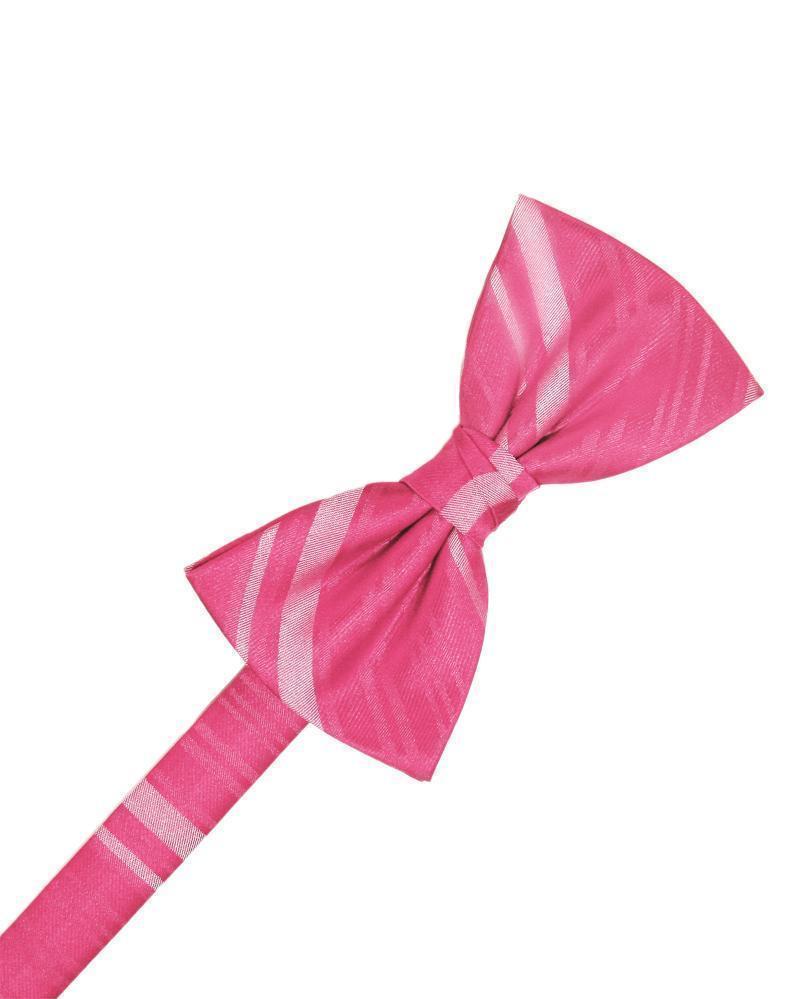Striped Satin Kids Bow Tie-37