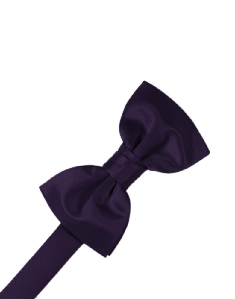 Striped Satin Kids Bow Tie-17