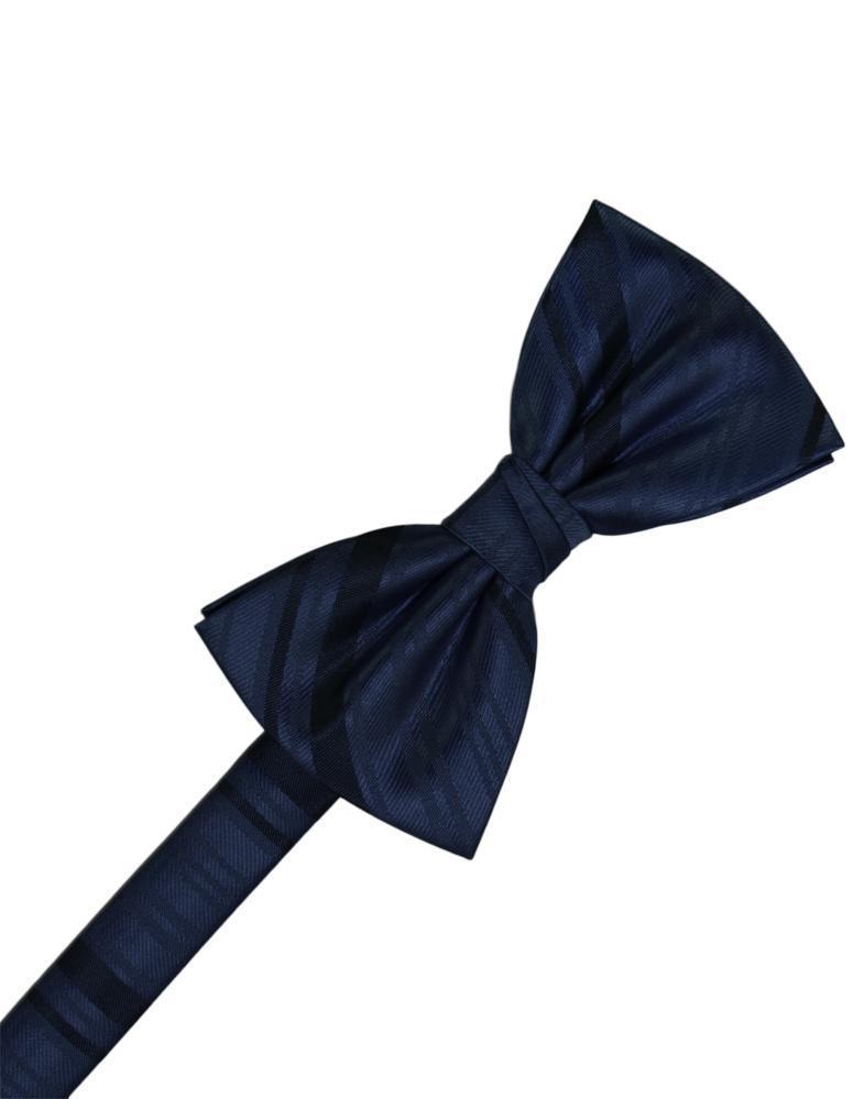 Striped Satin Kids Bow Tie-63