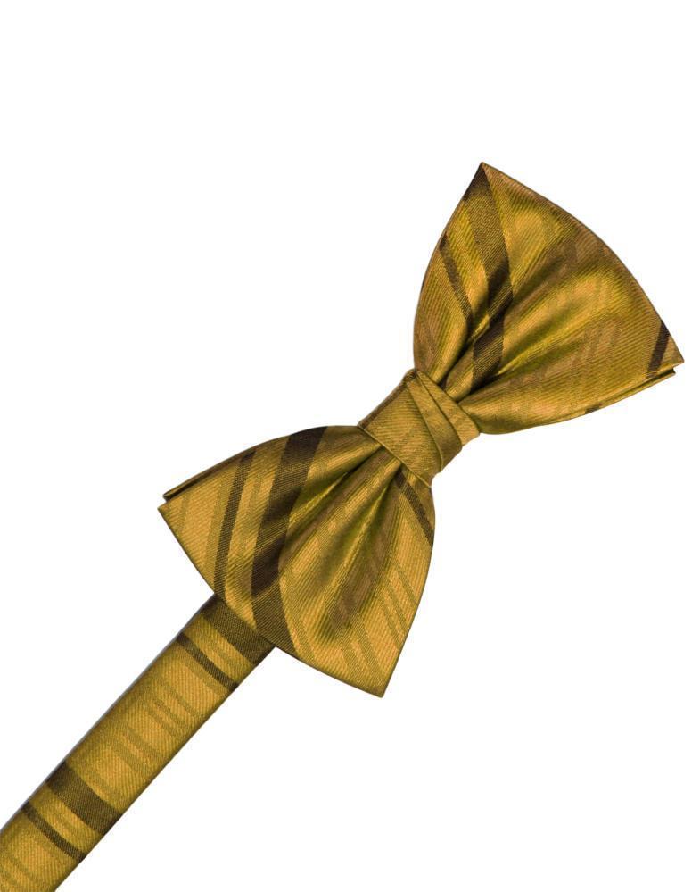 Striped Satin Kids Bow Tie-48