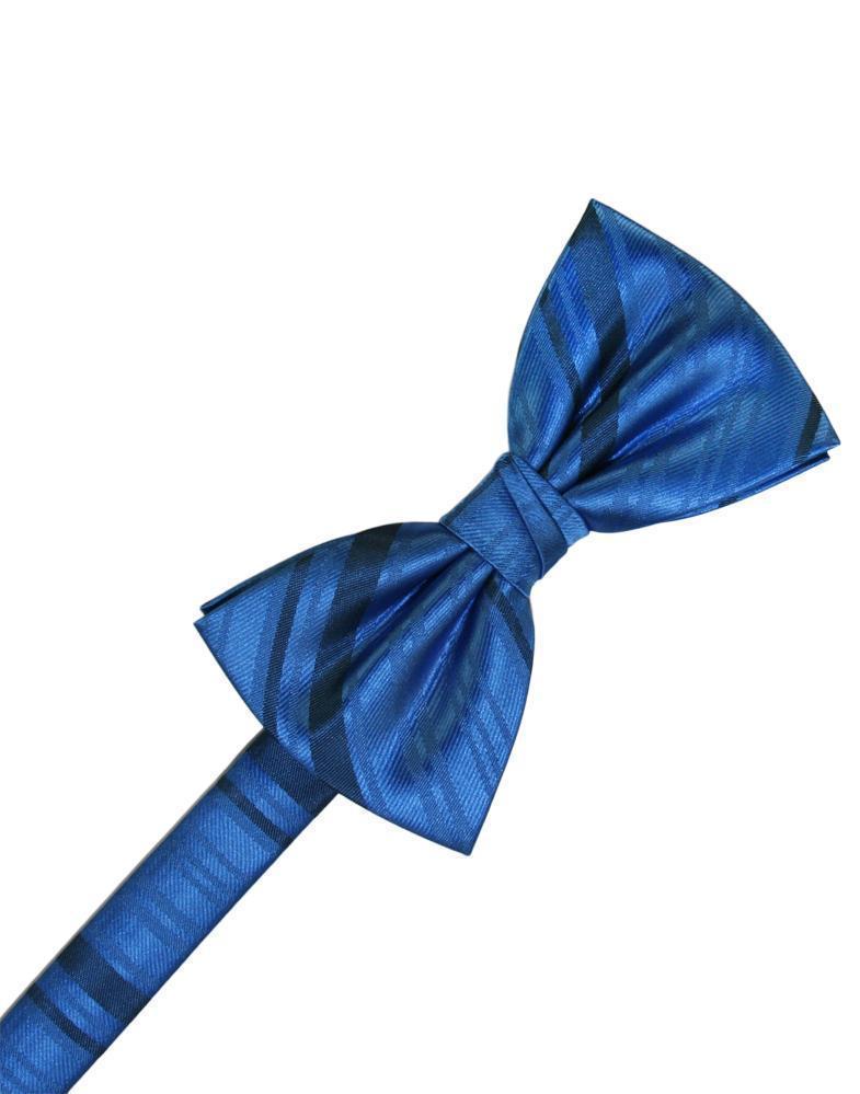 Striped Satin Kids Bow Tie-54