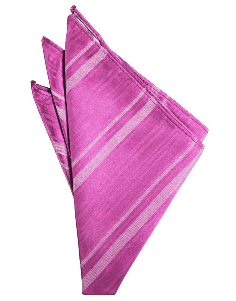 Striped Satin Pocket Square-19