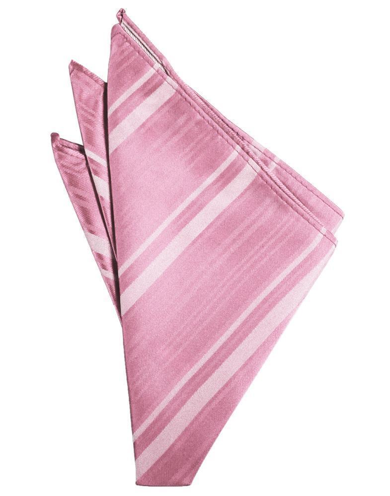 Striped Satin Pocket Square-52
