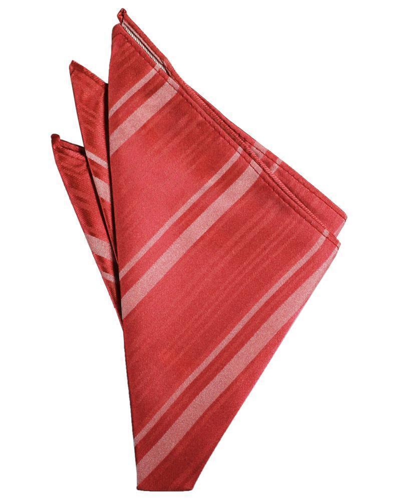 Striped Satin Pocket Square-46
