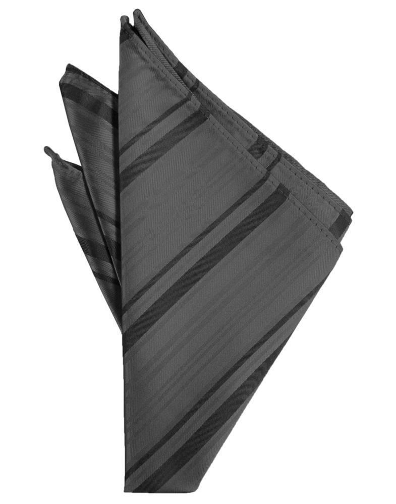 Striped Satin Pocket Square-47