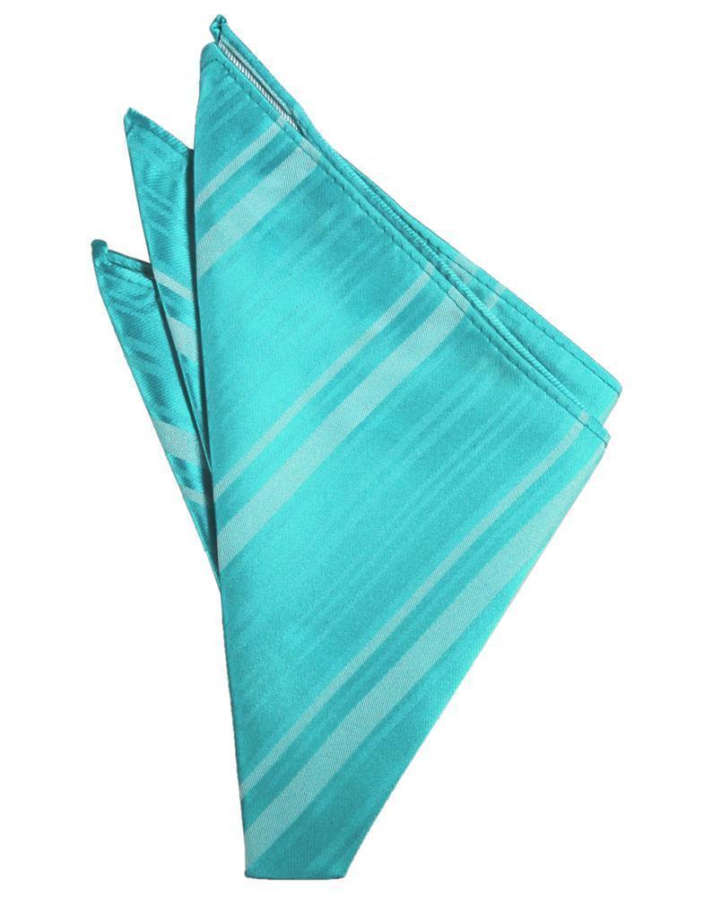 Striped Satin Pocket Square-50