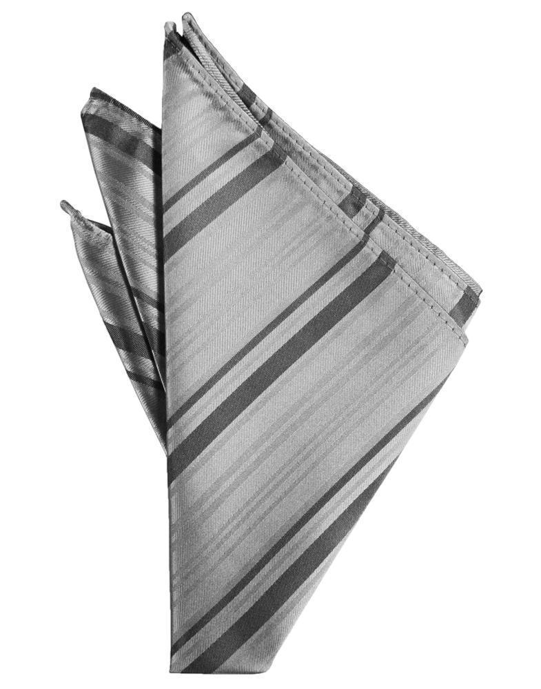 Striped Satin Pocket Square-59