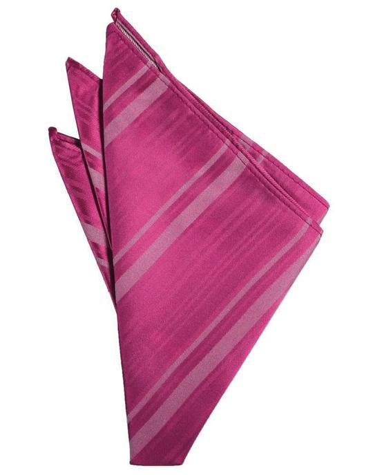 Striped Satin Pocket Square-64